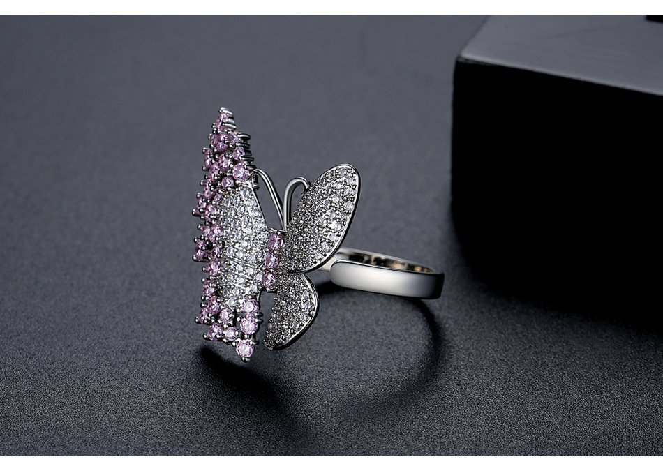 WR439 Silver Luxury Ring for Women (Adjustable Ring)