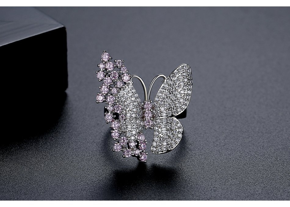 WR439 Silver Luxury Ring for Women (Adjustable Ring) — image 3