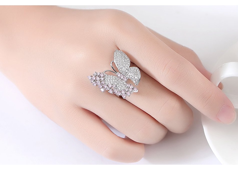 WR439 Silver Luxury Ring for Women (Adjustable Ring) — image 4
