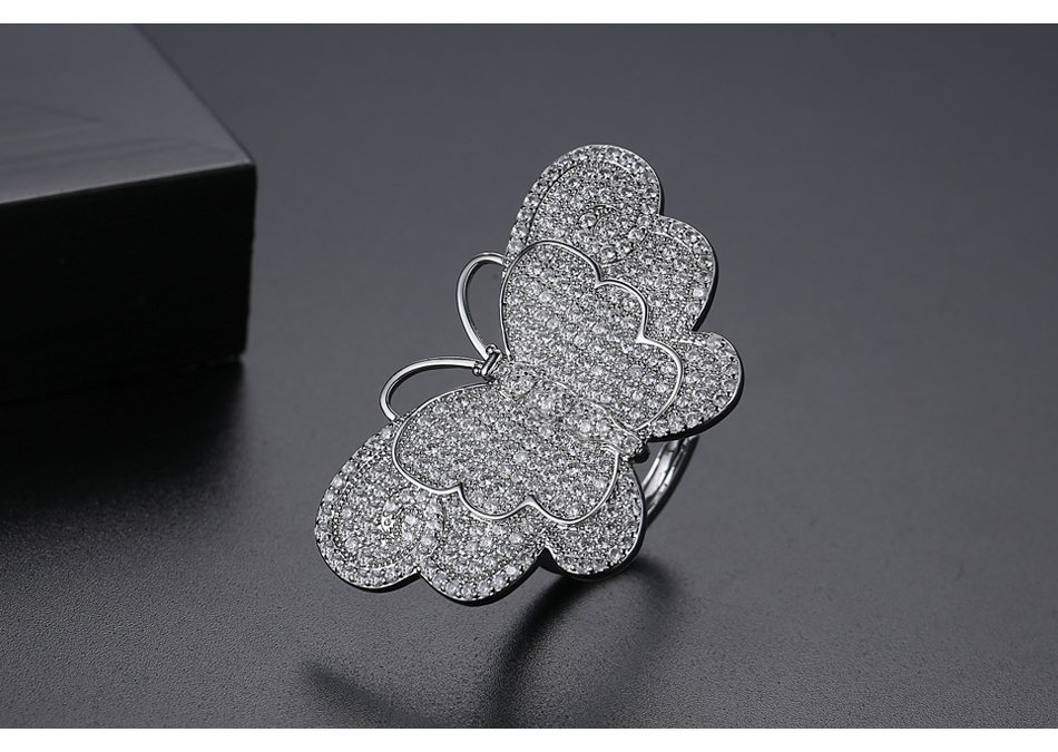 WR440 White Luxury Ring for Women