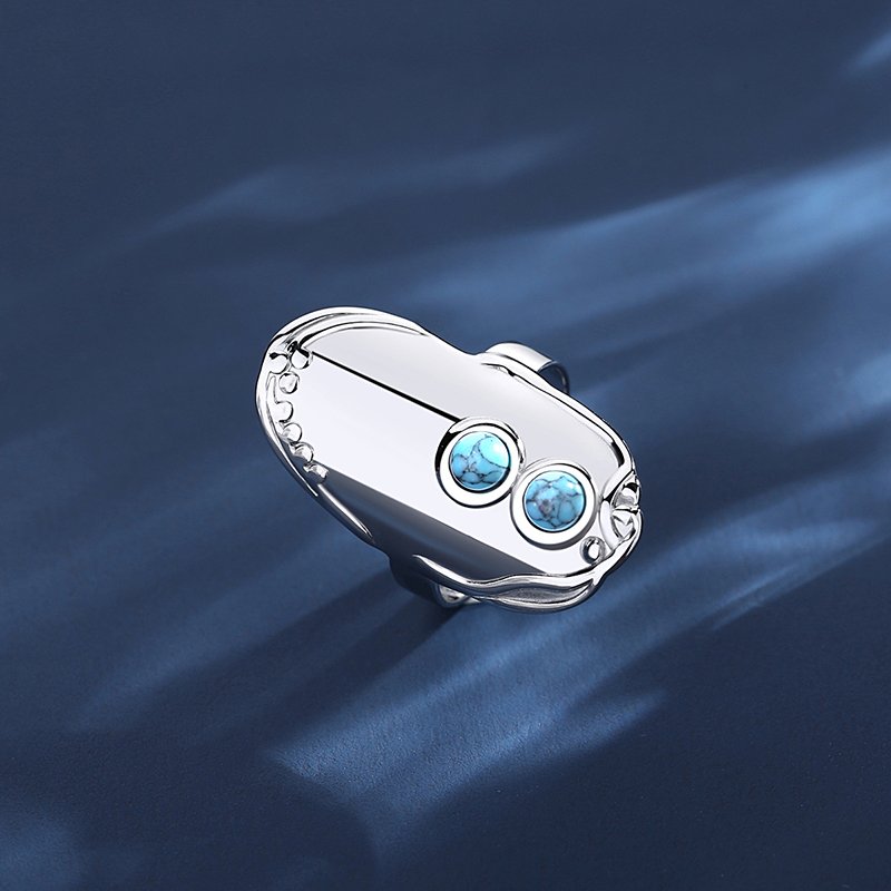 WR443 Adjustable White Luxury Ring for Women