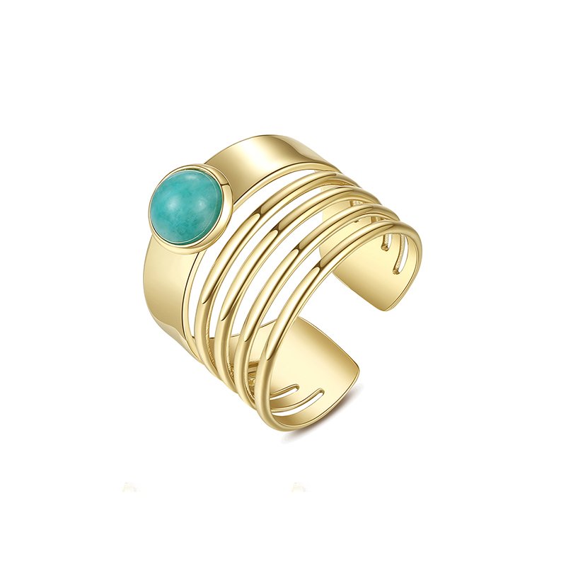 WR448 Adjustable Silver Luxury Ring for Women