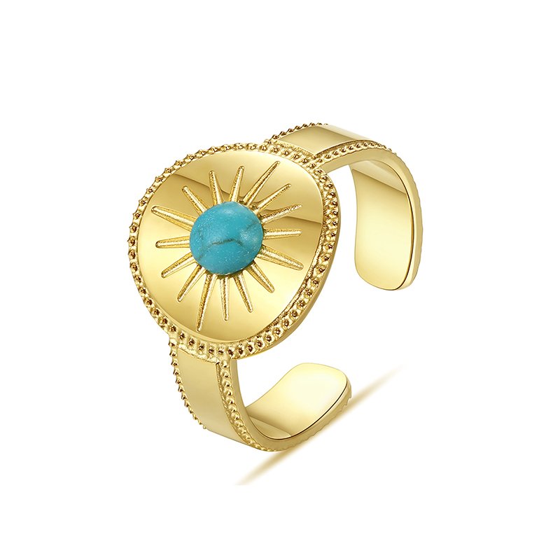 WR450 Adjustable Golden Luxury Ring for Women