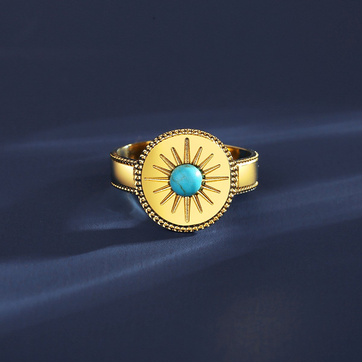 WR450 Adjustable Golden Luxury Ring for Women — image 4