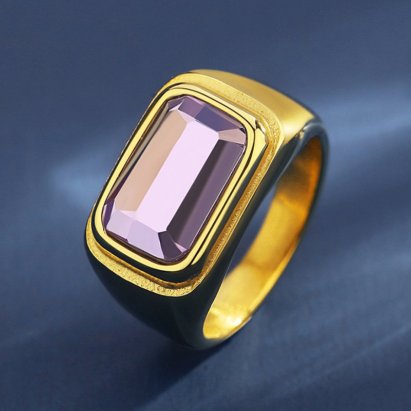 WR460 Golden Luxury Ring for Women