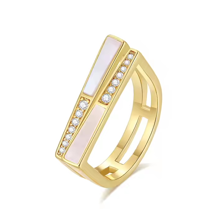 WR465 Golden Luxury Ring for Women