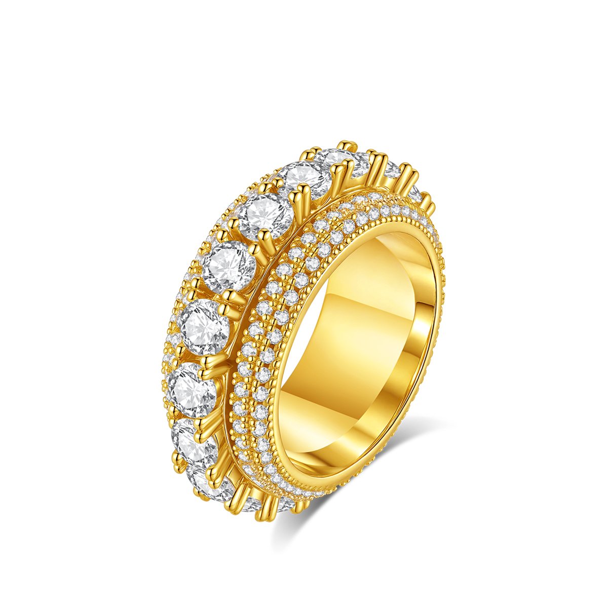 WR469 Golden Luxury Ring for Women