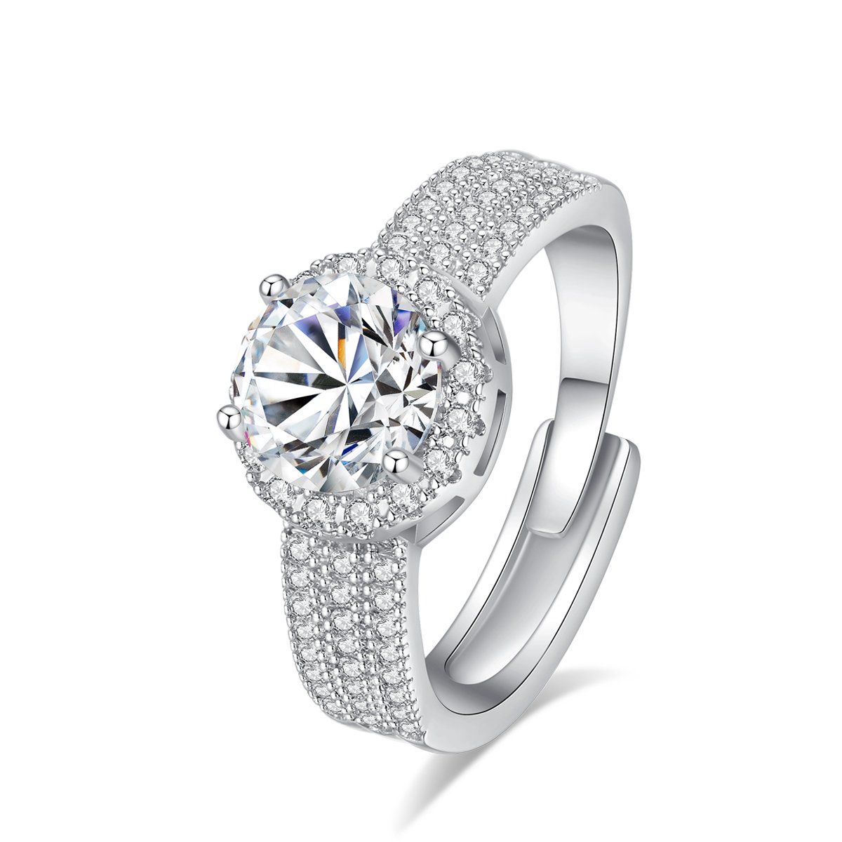 WR474 Golden Luxury Ring for Women (Adjustable Ring) — image 4