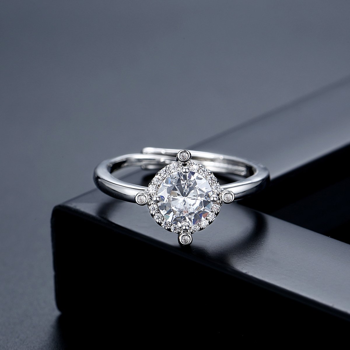 WR482 Luxury Ring for Women (Adjustable Ring) — image 4