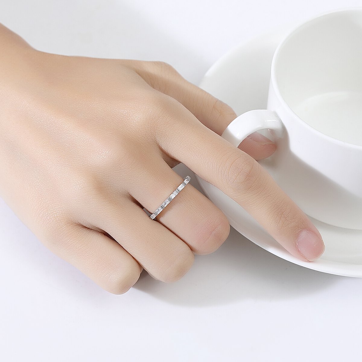 WR488 Silver Luxury Ring for Women