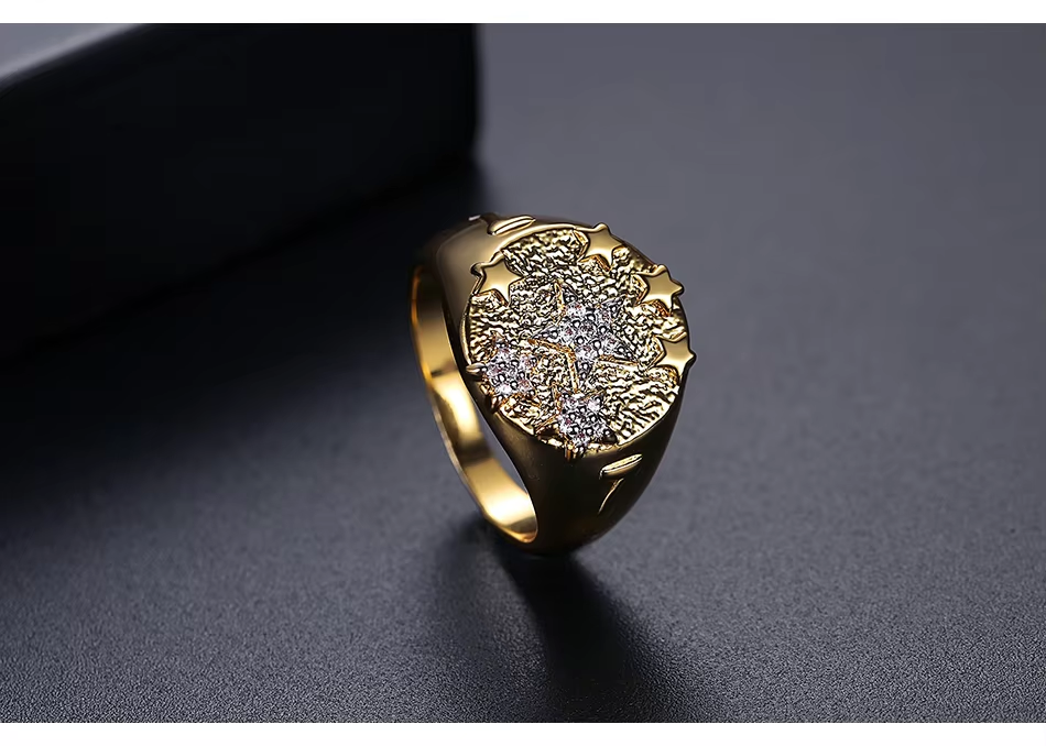 WR499 Golden Luxury Ring for Women — image 5