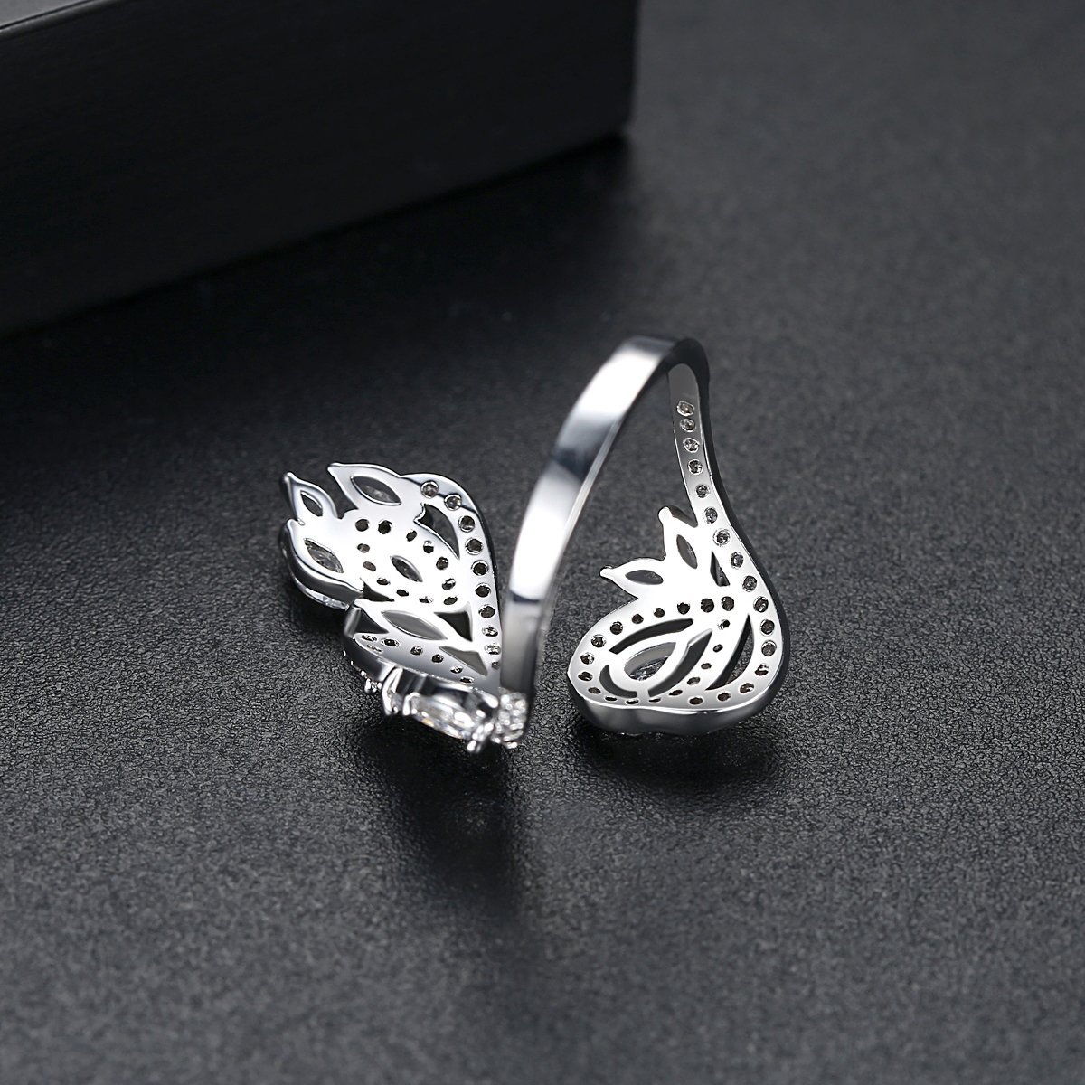 WR502 Silver Luxury Ring for Women (Adjustable Ring) — image 4