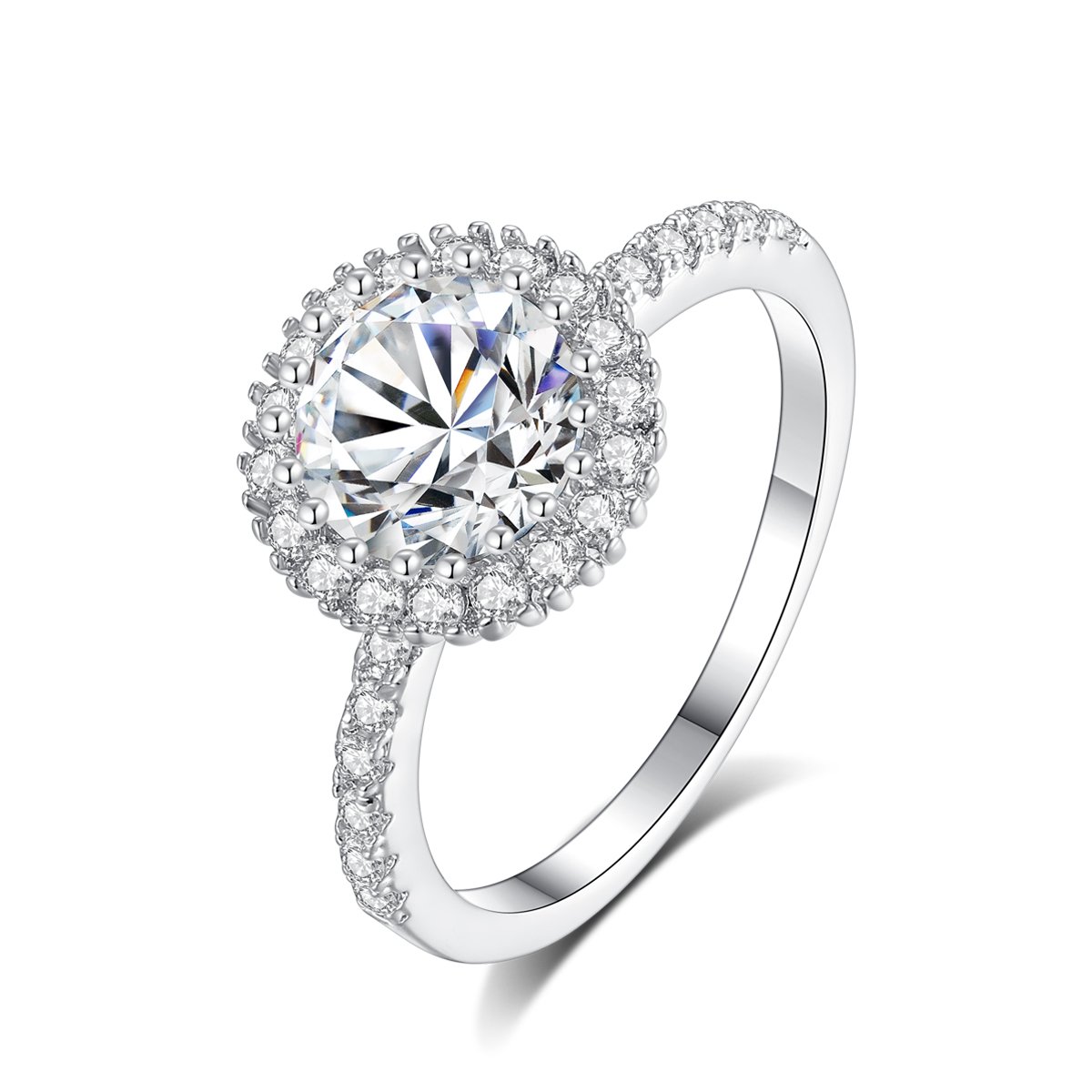 WR504 Silver Luxury Ring for Women — image 5