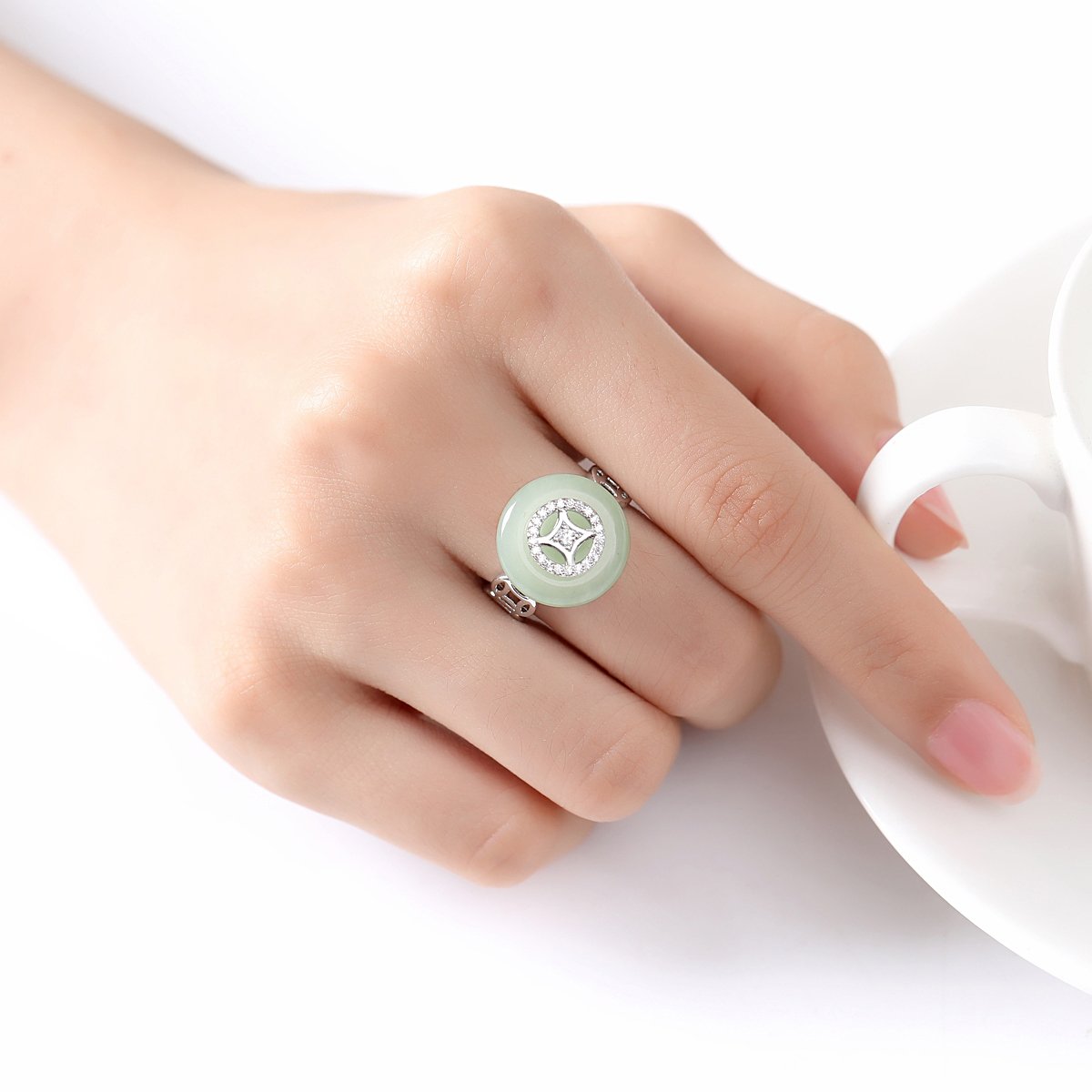 WR505 Golden Luxury Ring for Women (Adjustable Ring)
