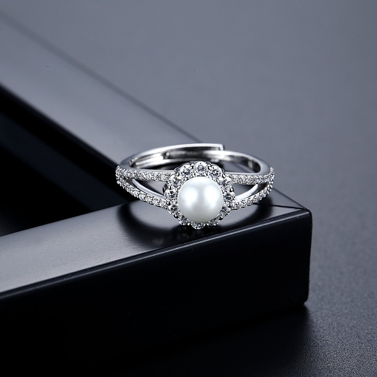 WR508 Silver Luxury Ring for Women (Adjustable Ring) — image 3