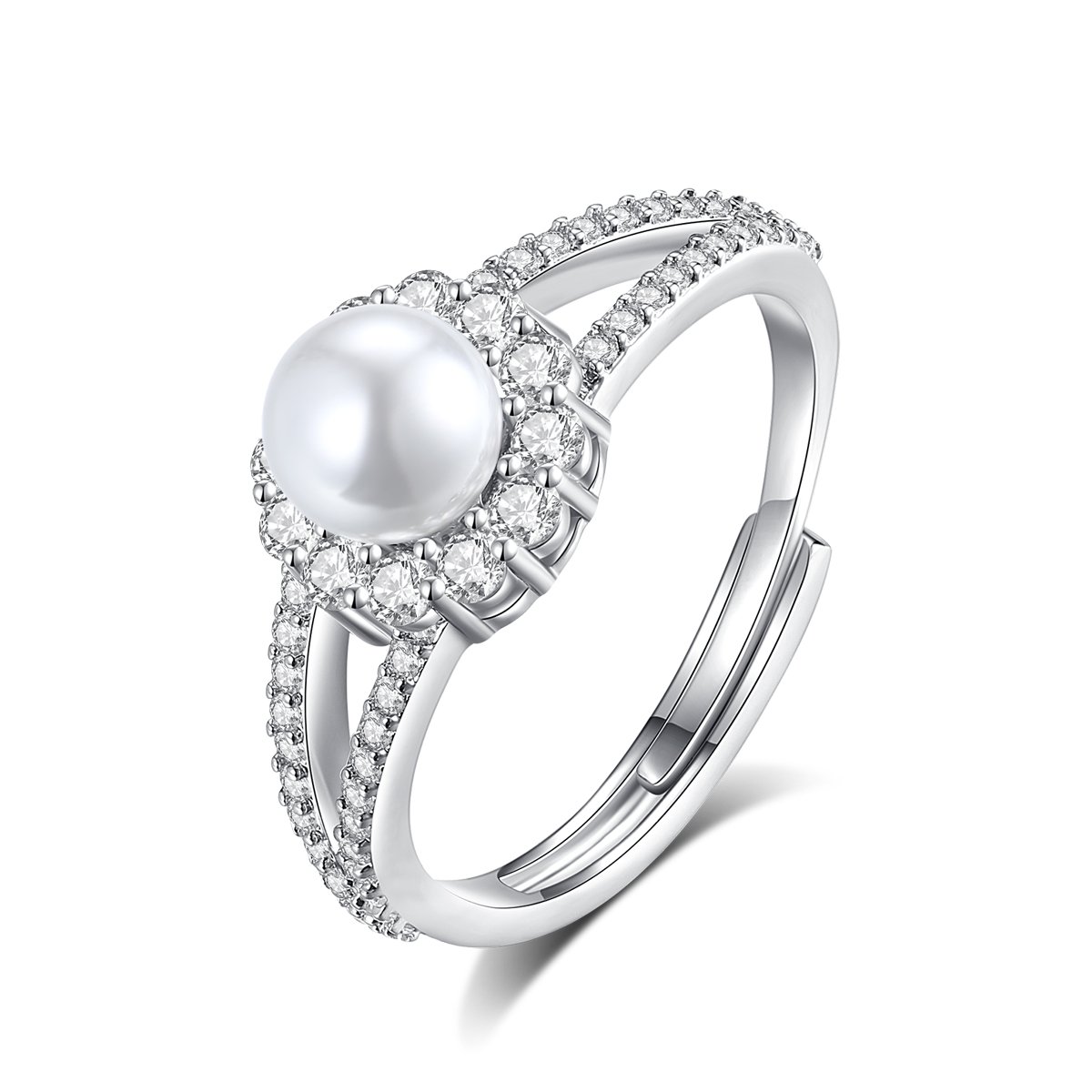 WR508 Silver Luxury Ring for Women (Adjustable Ring) — image 5