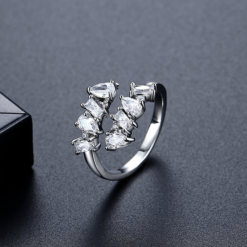 WR509 Silver Luxury Ring for Women (Adjustable Ring)
