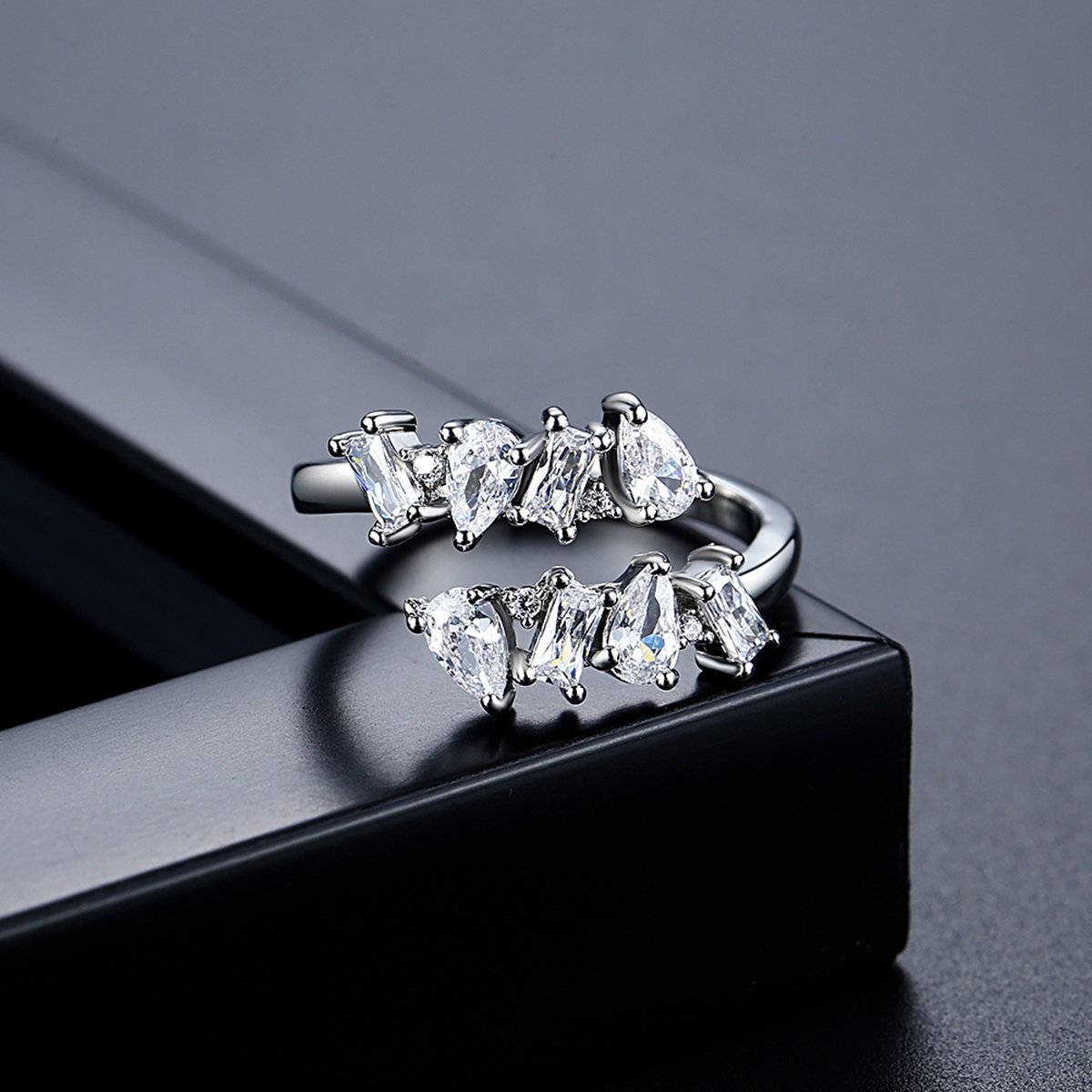 WR509 Silver Luxury Ring for Women (Adjustable Ring) — image 3