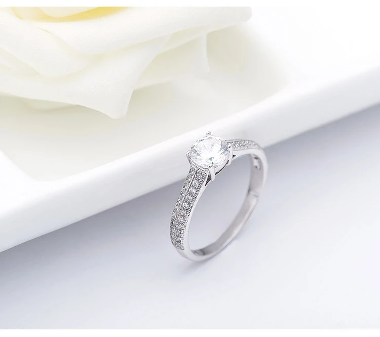 WR78 Silver Luxury Ring for Women — image 4
