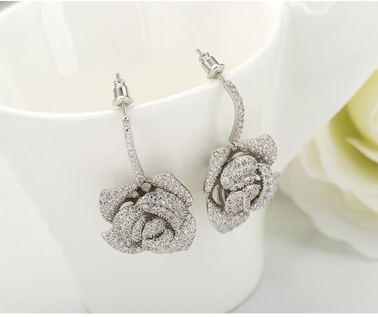 WS150- Silver Pendant and Earring Set for women — image 6