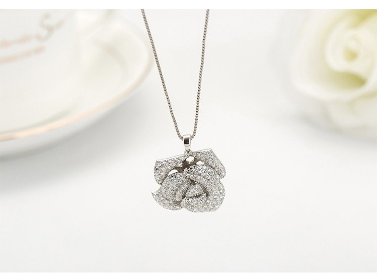 WS150- Silver Pendant and Earring Set for women — image 7