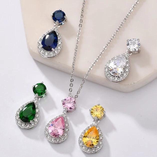 WS157 - Pendant and Earring Set For Women