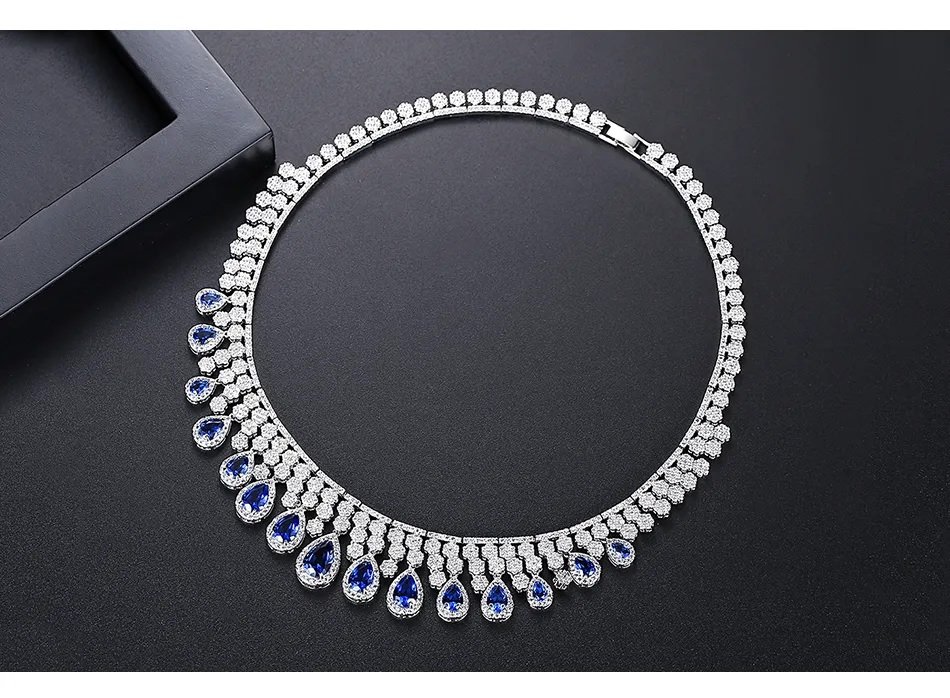WS198 Blue Women Set Luxury