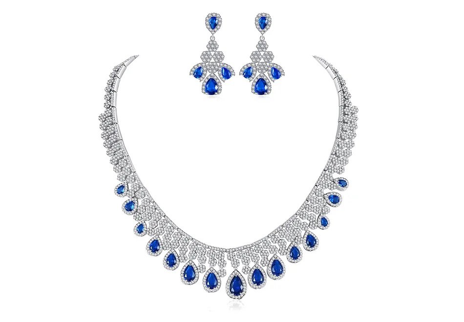 WS198 Blue Women Set Luxury — image 3
