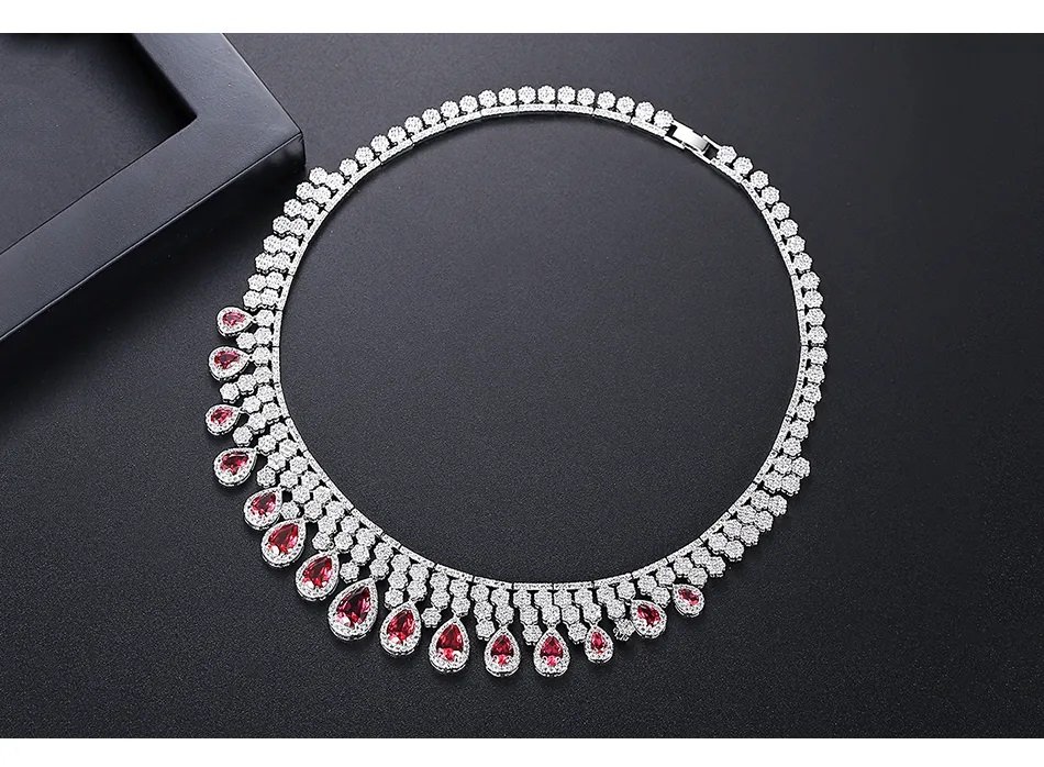 WS198 Red Women Set Luxury