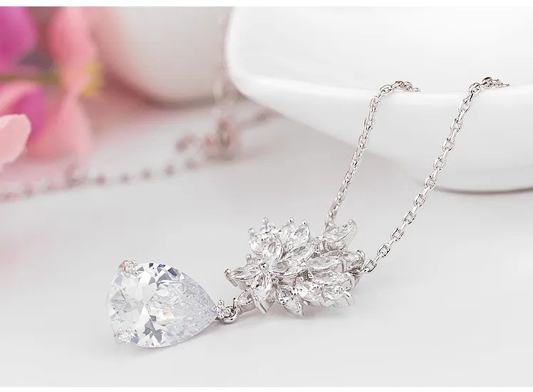 WS208 - Blue Pendant and Earring Set for Women — image 10