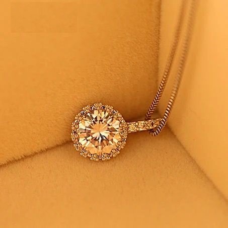 WS212- Golden Pendant and Earring Set for Women — image 12