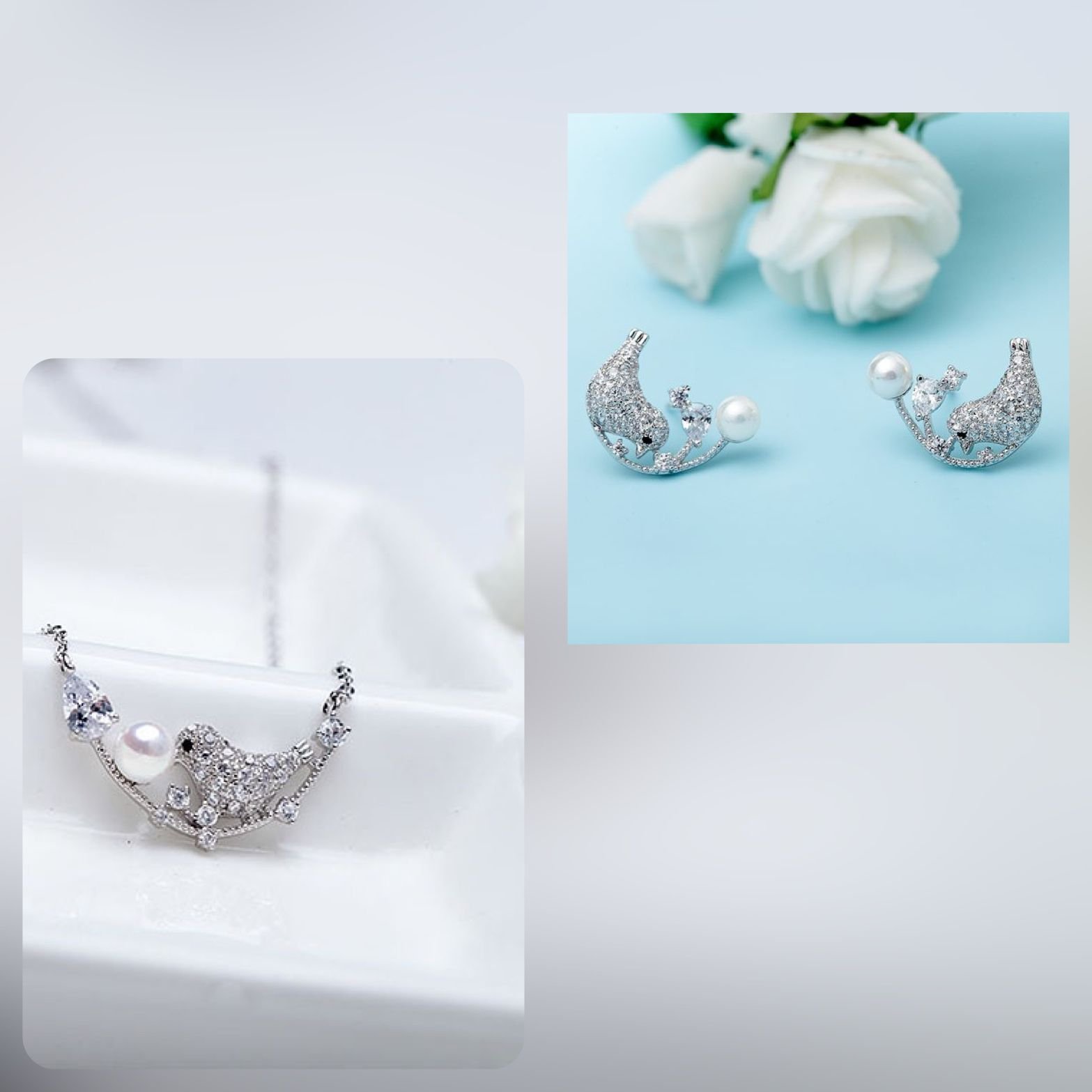 WS213- Pendant and Earring Set for Women