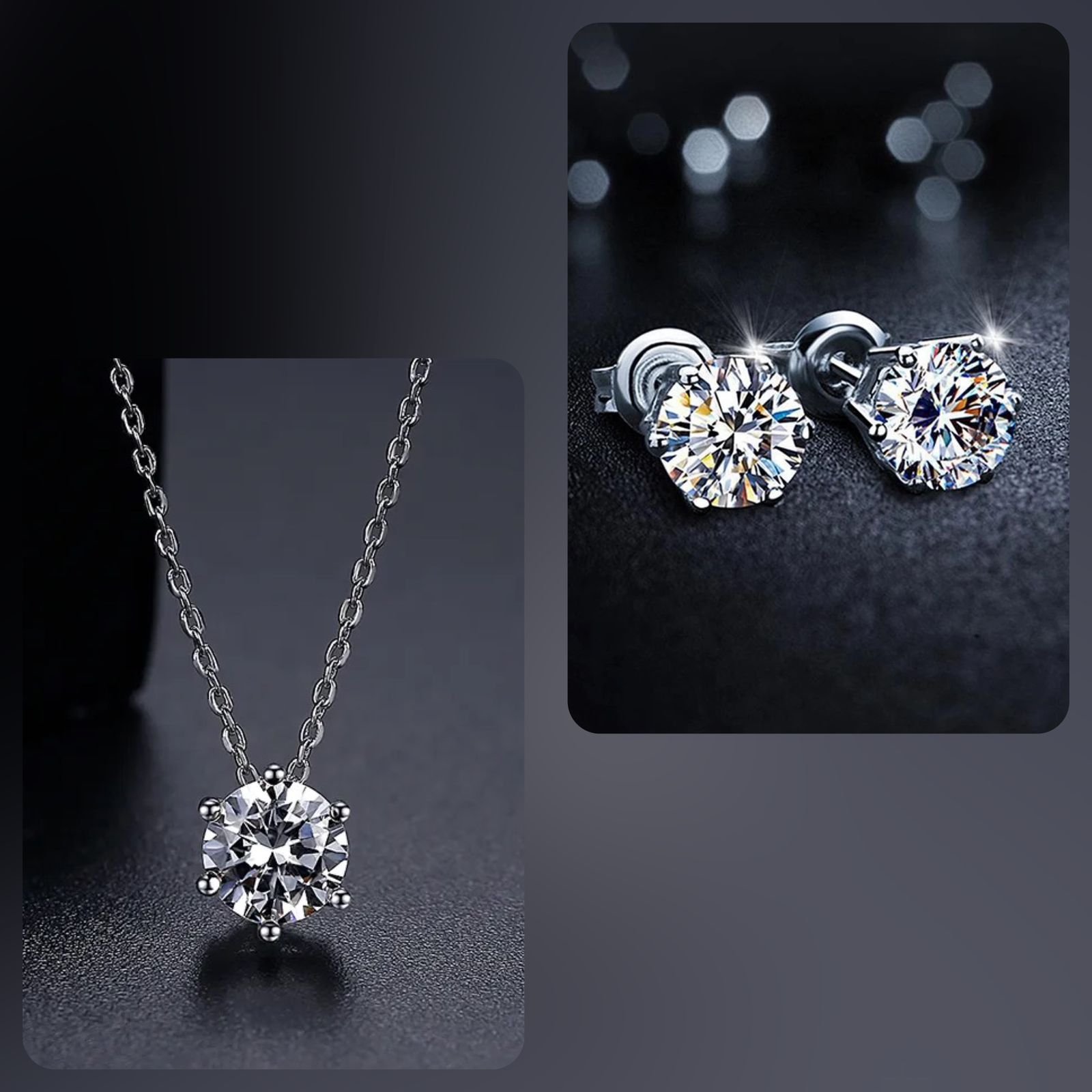 WS215 - Pendant and Earring Set for Women