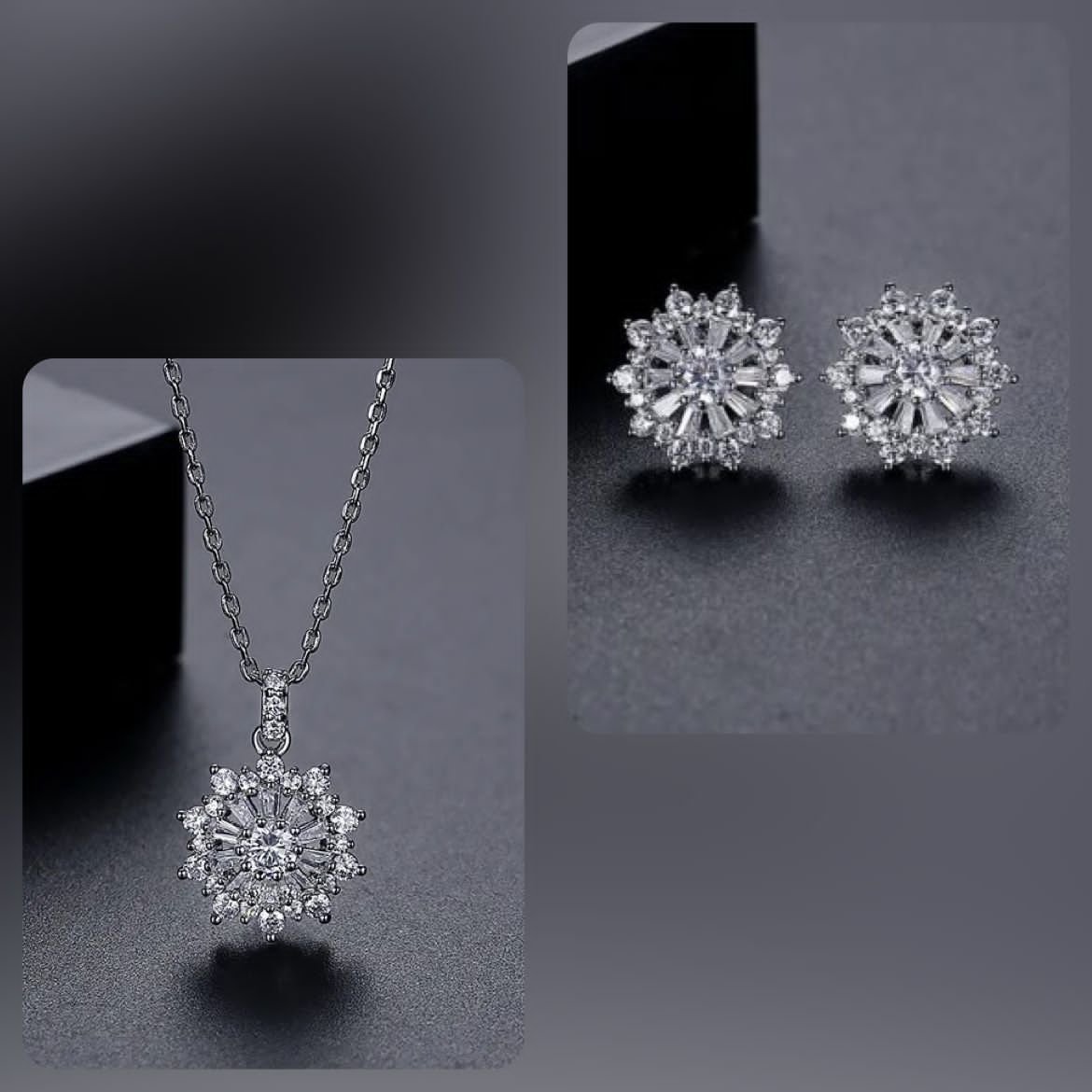 WS217- Pendant and Earring Set for Women