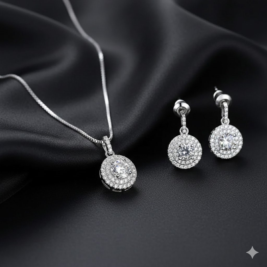 WS218 -  Pendant and Earring Set for Women