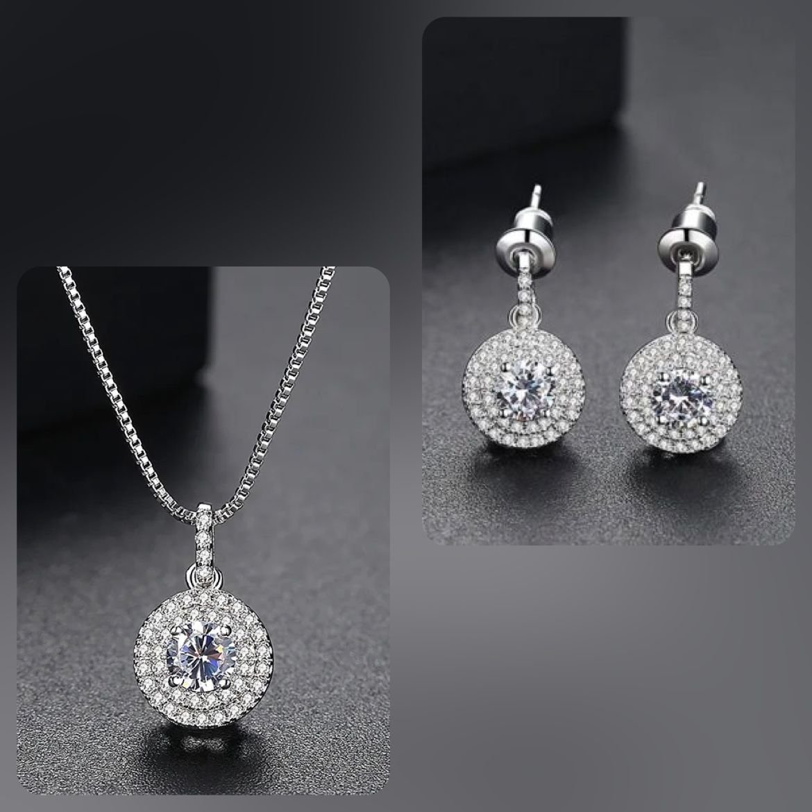 WS218 -  Pendant and Earring Set for Women