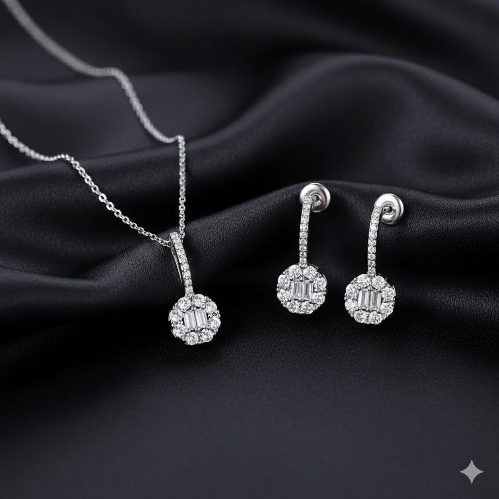 WS223- Pendant and Earring Set for Women
