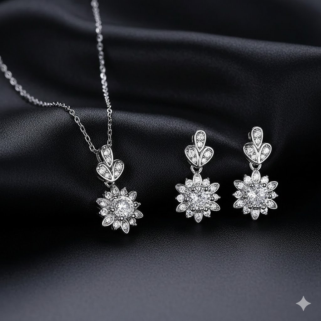 WS227 - Pendant and Earring Set for Women