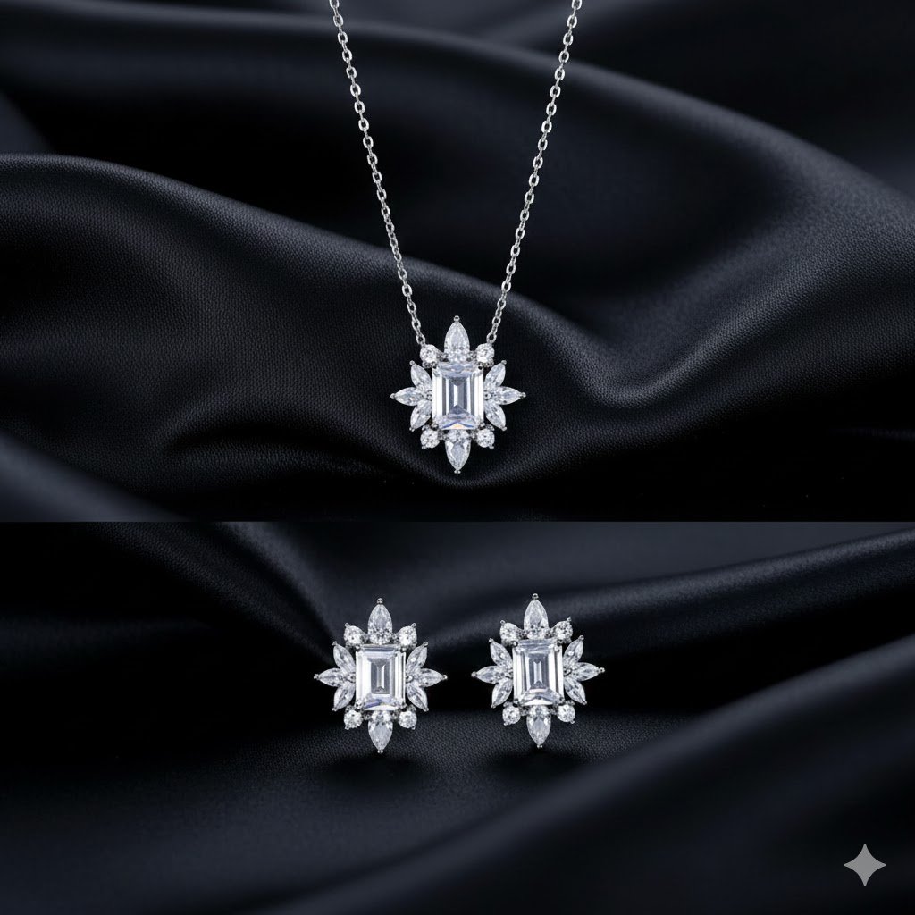 WS240- Pendant and Earring Set for women — image 13