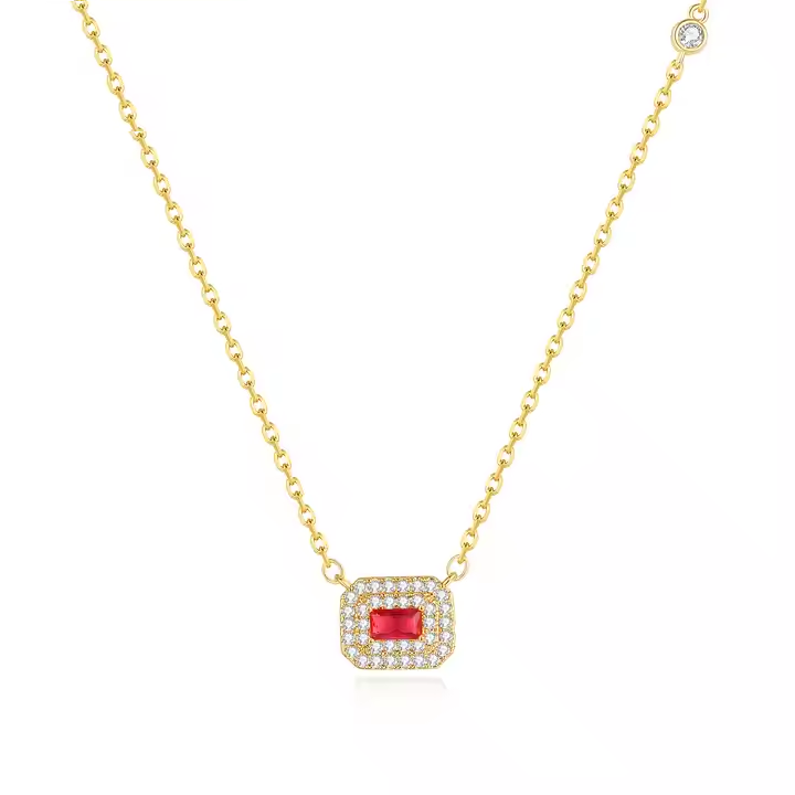 WS265 - Green Pendant and Earring Set for Women — image 4