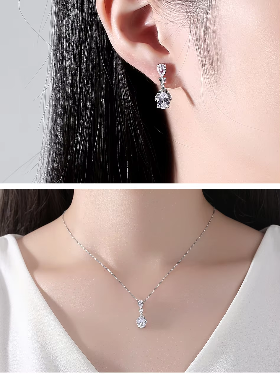 WS276- Pendant and Earring Set for Women — image 7