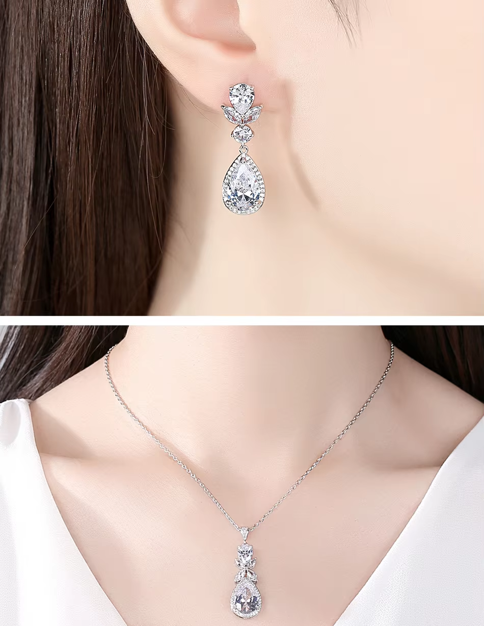 WS277- Pendant and Earring Set for women — image 3