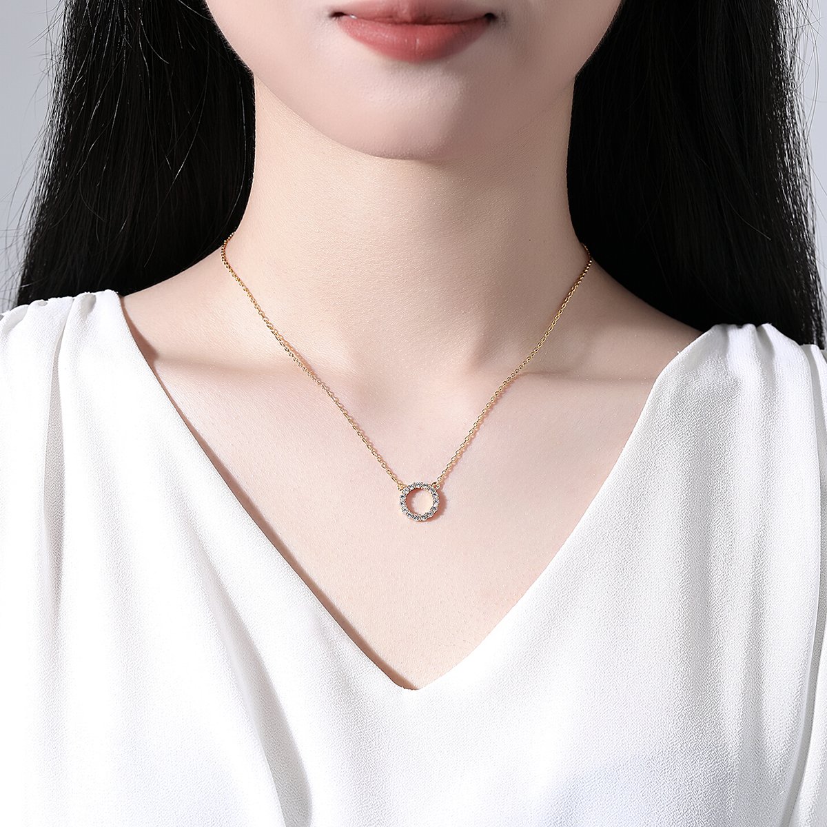 WS288- Golden Pendant and Earring Set for Women — image 13