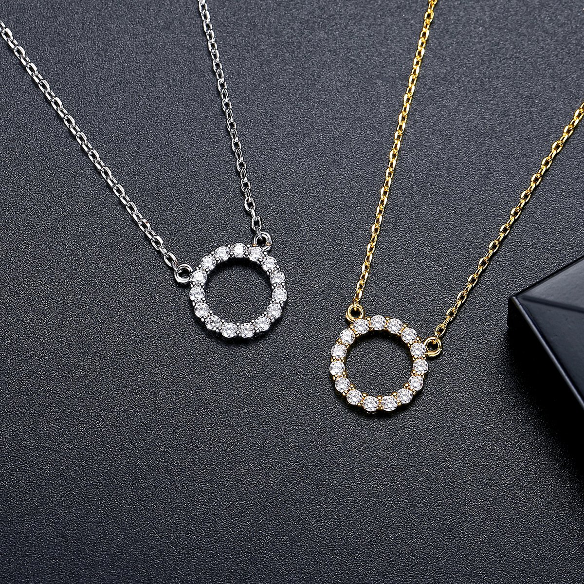 WS288- Golden Pendant and Earring Set for Women — image 4