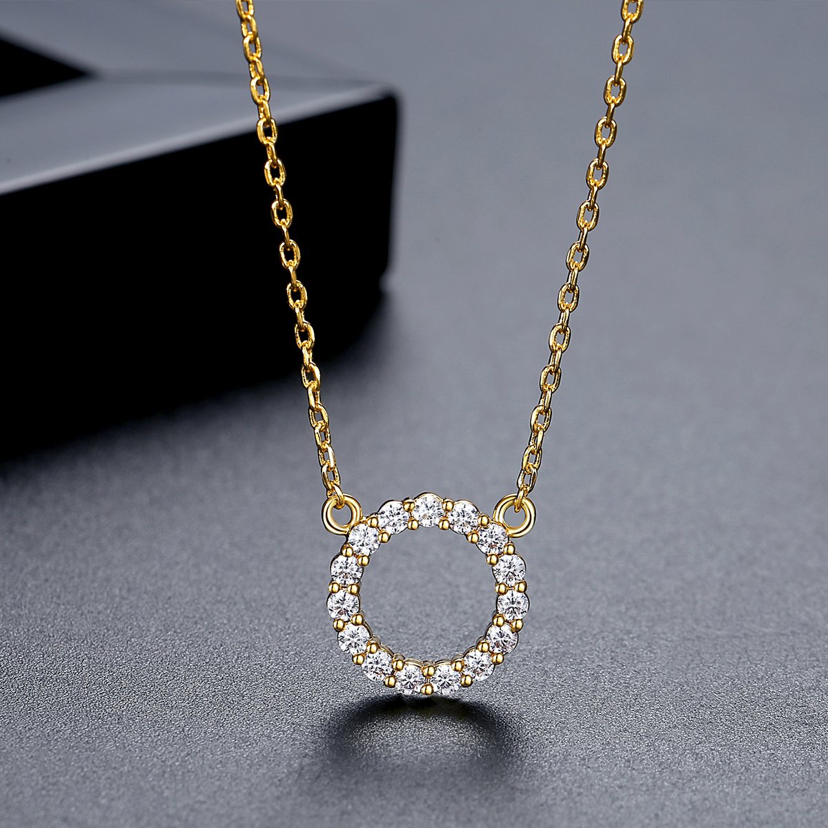 WS288- Golden Pendant and Earring Set for Women — image 6