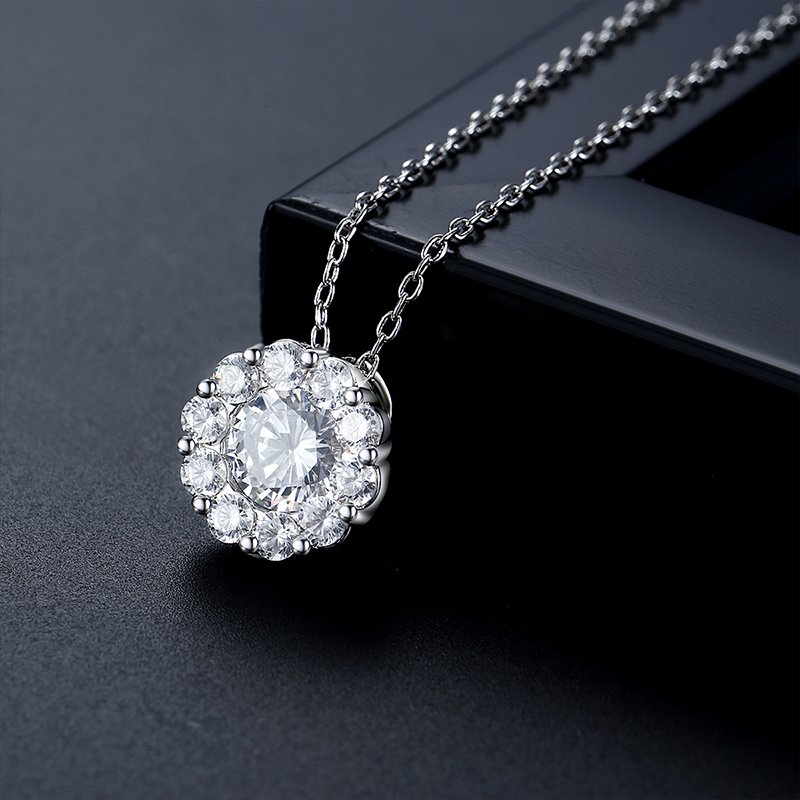 WS291- Golden Pink Pendant and Earring Set for women — image 7