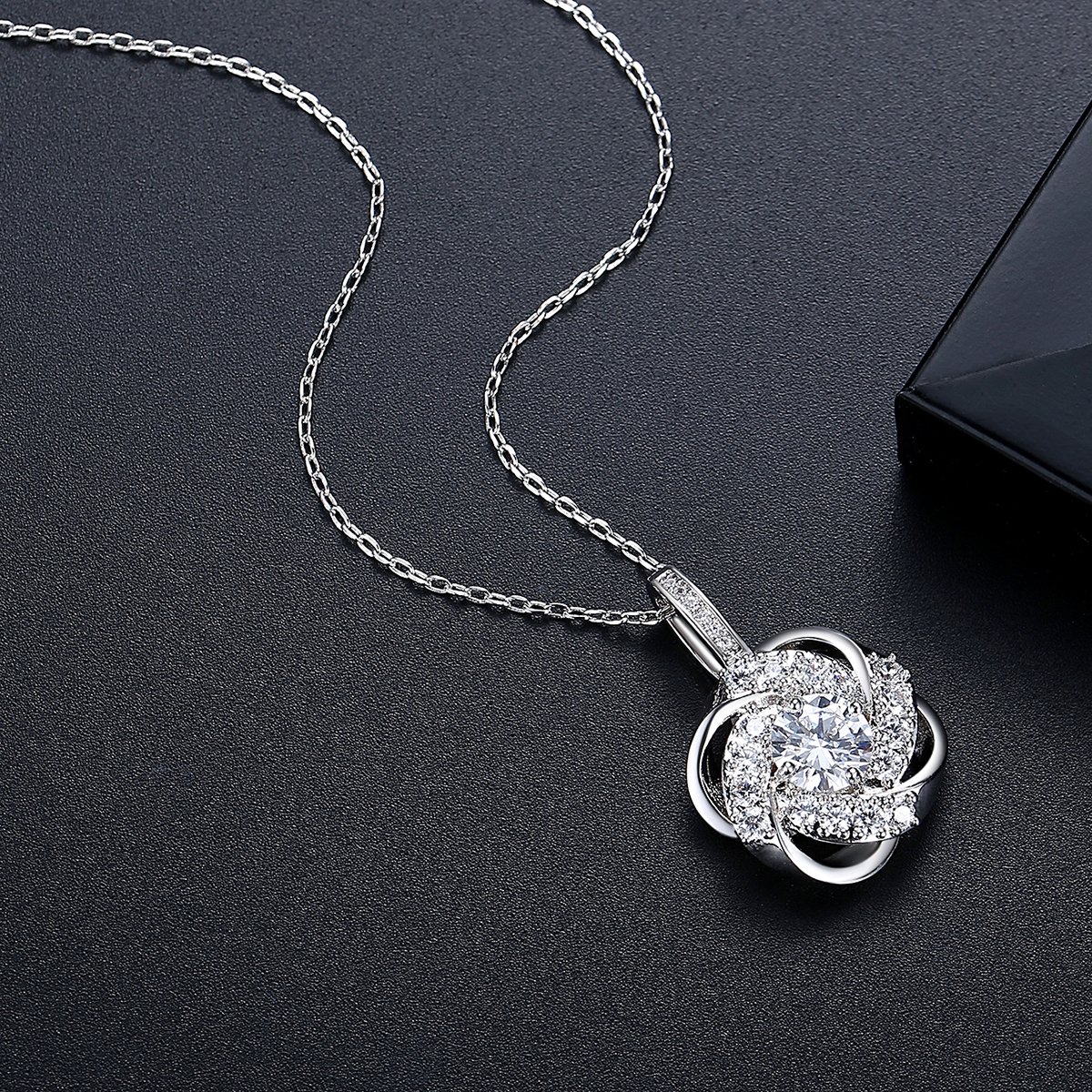 WS292- Silver Pendant and Earring Set for women — image 11