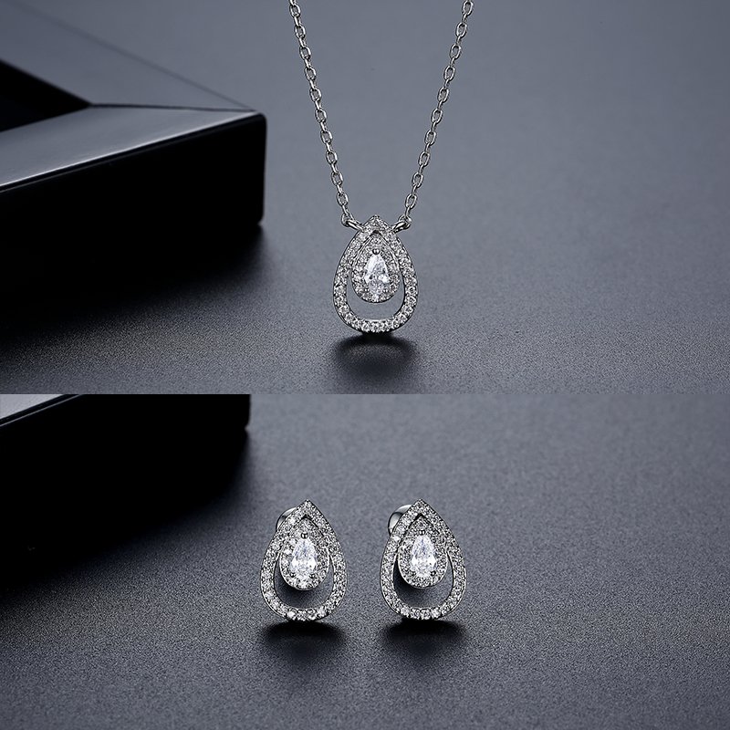 WS296- Pendant and Earring Set for Women