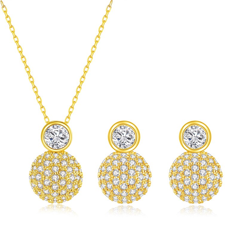 WS298 - Silver Pendant and Earring Set for Women — image 14