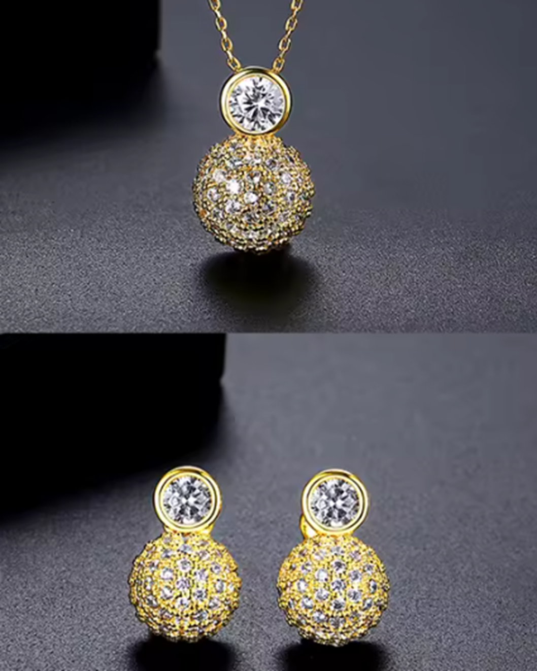 WS298 - Silver Pendant and Earring Set for Women — image 17